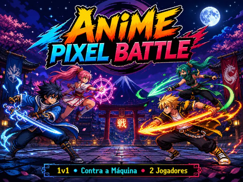 Capa de Anime Pixel Battle
