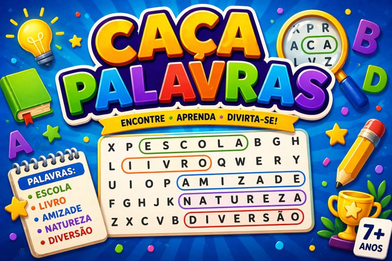 Capa de Caça Palavras