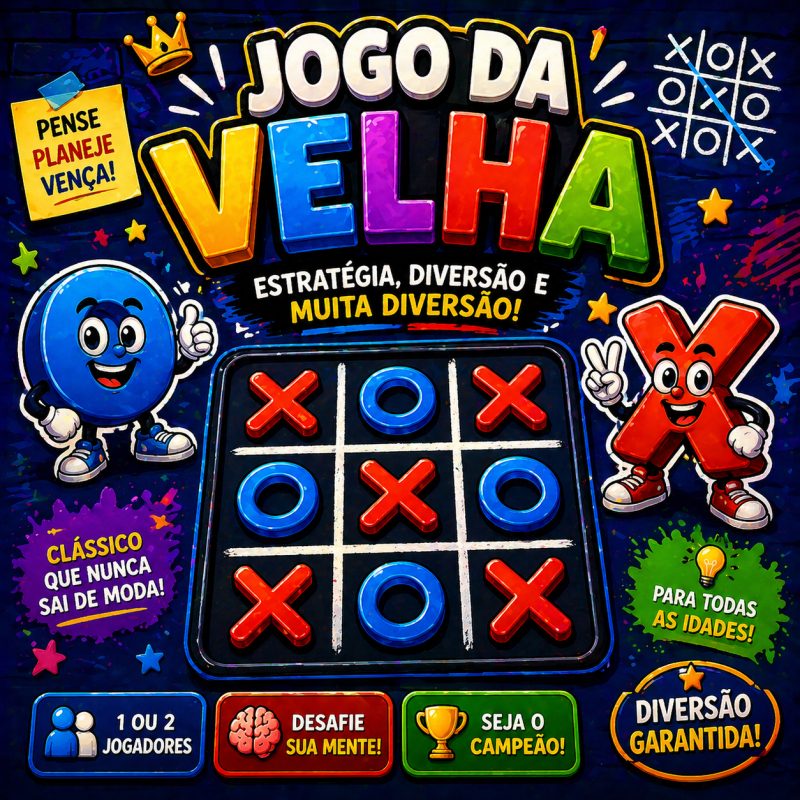 Capa de Jogo da Velha Adição