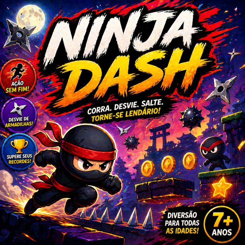 Capa de Ninja dash